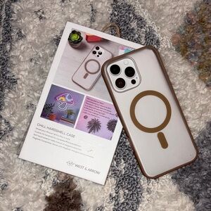 West & Arrow Tan/Gold iPhone 16 Pro Max Protective Case